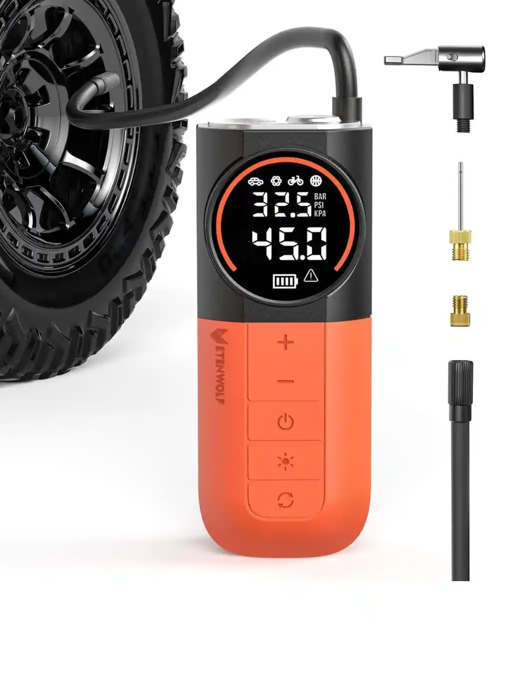 ETENWOLF S1 Tire Inflator Portable Air Compressor