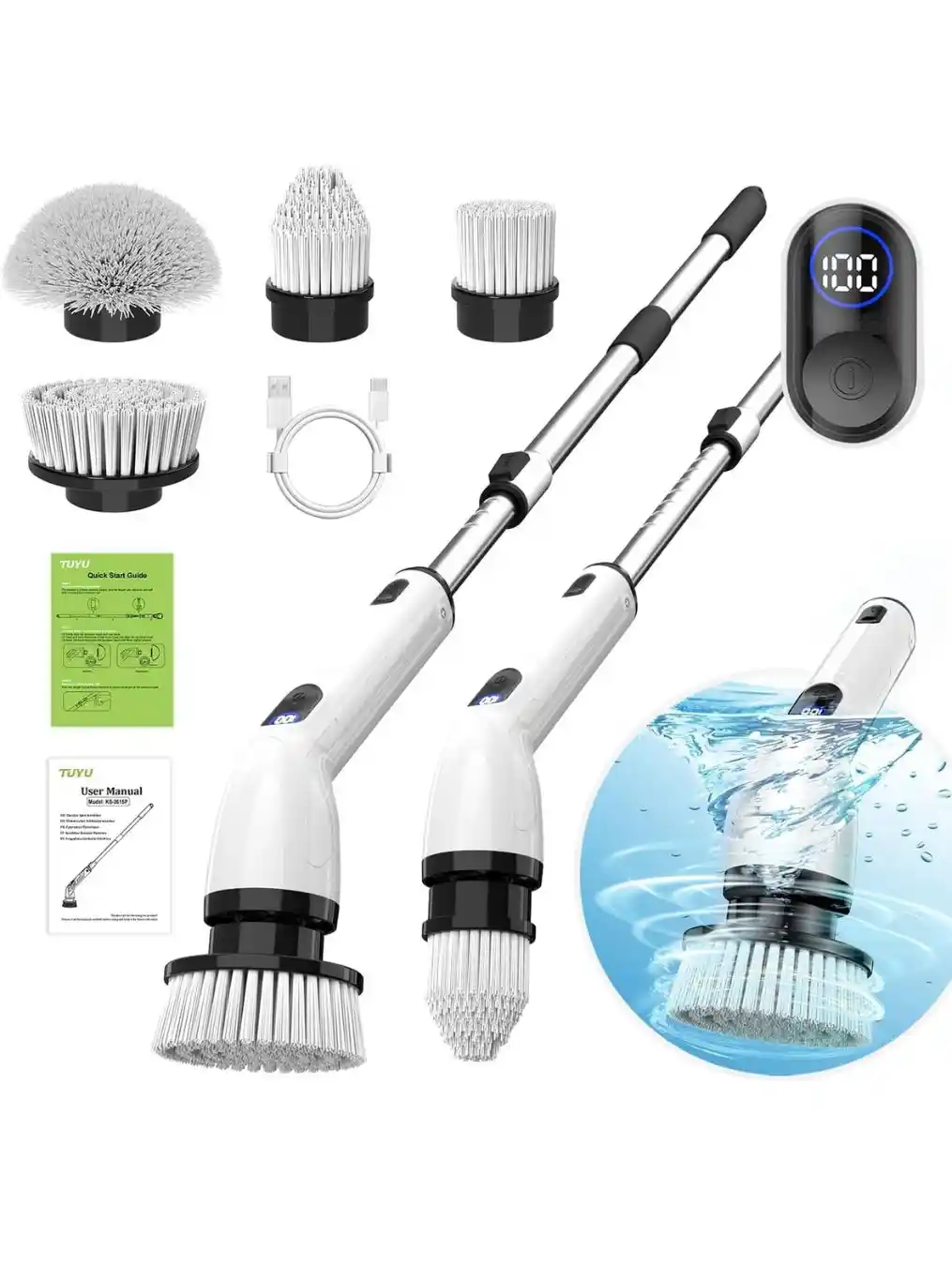 TUYU Electric Spin Scrubber